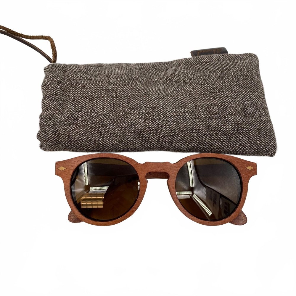 Shwood Brown Wood Frame Sunglasses | OS Regular | Classic Style